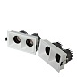 ART-SQ-180x2 LED светильник встраиваемый полуповоротный Downlight   -  Встраиваемые светильники 